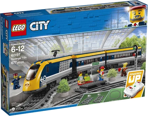 Miniatura 4 de LEGO City Passenger Train 60197 - Juego para construir (677 piezas), Estándar