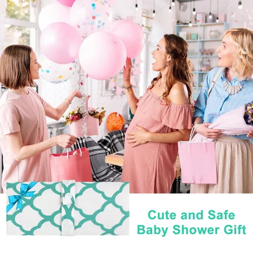 Miniatura 8 de Accmor Cambiador de pañales portátil, impermeable, plegable, cambiador de bebé para viajes, regalos de registro de baby shower