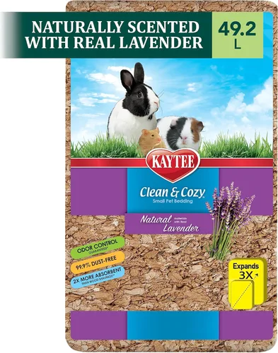 Kaytee Ropa de cama natural limpia y acogedora con lavanda 49.2 litros