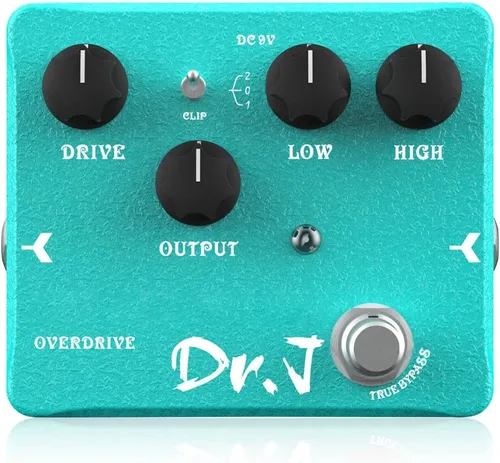 Miniatura 16 de Pedal de Bajo JOYO de Overdrive con Simulador de Amplificador de Tubo Mic'd Pedal Integrado de Salida DI y XLR para Grabación de Efectos Edición