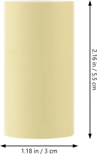 Miniatura 6 de NUOBESTY Rollo de papel térmico para recibos, 4 rollos, rollo de papel de caja registradora, papel de impresora térmica de recibos para máquina