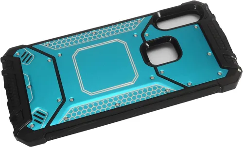 Miniatura 5 de Para Motorola Moto E (2020) XT2052 - Funda de aluminio de metal para teléfono - ZY1 Azul