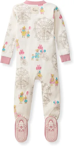 Miniatura 16 de Burt's Bees Baby Pijama para bebé niña, 100% algodón orgánico, pijama de una pieza, overol diagonal con cremallera, ajuste cómodo