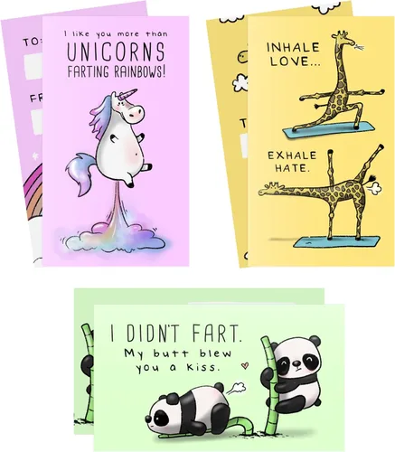 Miniatura 8 de Tarjetas de regalo para cumpleaños, aniversario, Pascua, divertidas mini loncheras de juego de palabras, recuerdos de fiesta, lindas pequeñas