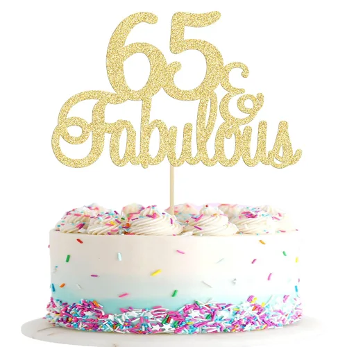 Miniatura 19 de Gyufise 1 decoración de 30 con purpurina dorada y fabulosos adornos para tartas de 30 años y fabulosos adornos para tartas de cumpleaños de 30 años