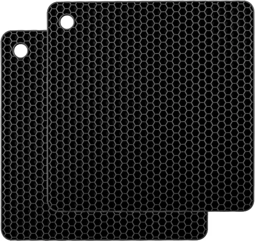 Miniatura 17 de TENOC Alfombrillas Trivet de Silicona Antideslizantes, Resistentes al Calor y que Atrapan Agua para Vasos de Agua y Tazas de Té y Tazas de Café