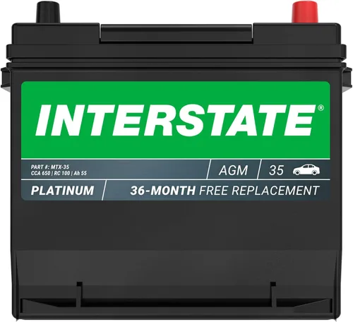 Miniatura 17 de Interstate Batteries Batería automotriz de 12 V, 50 Ah (tamaño del grupo H4) 570CCA SLI AGM, batería de repuesto para automóviles, SUV, sedanes