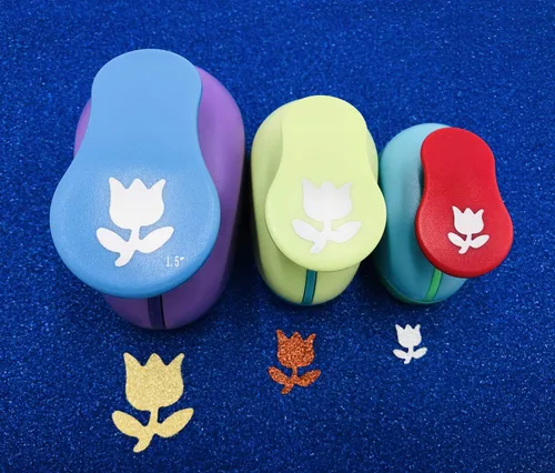 Miniatura 10 de Juego de 3 piezas de arco (5/8 pulgadas + 1 pulgada + 1.5 pulgadas) para manualidades, punzones de papel para manualidades, álbumes de recortes
