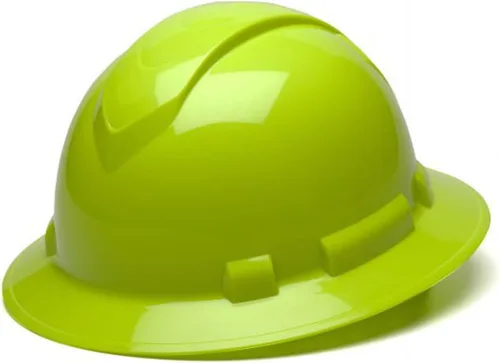 Miniatura 13 de Texas America Safety Company Casco duro RIDGELINE de ala completa con ajuste de perilla de 6 puntos y bolsa Azul ventilado