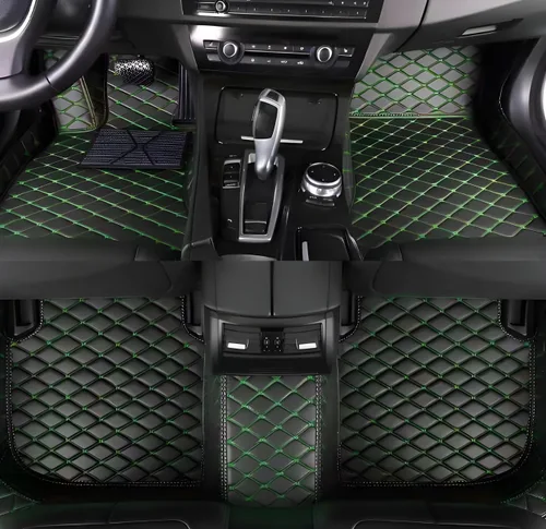 Miniatura 13 de Alfombrillas de Piso de Automóvil de Ajuste Personalizado por SARAHS - Cuero PU Impermeable de Cobertura Completa para la Mayoría de Automóviles