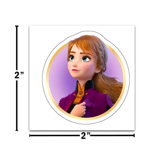 Miniatura 2 de Disney Frozen Tattoos - Paquete de recuerdos de fiesta ~ 72 tatuajes temporales perforados individuales de 2 x 2 pulgadas para niños y niñas