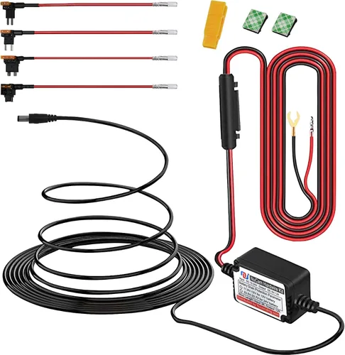 Miniatura 9 de Kit de cableado rígido de 15 pies con micro USB y mini USB para cámara de tablero y tipo C con fusible Mini(ACS)/LP Mini(ACN)/ATO(ATC