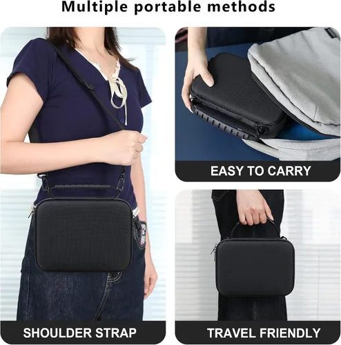 Miniatura 6 de Funda rígida de viaje para cámara digital Sony ZV-1F / ZV-1 / ZV-1 II, funda protectora para kit de accesorios Vlogger, trípode y micrófono
