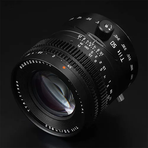 Miniatura 3 de TTArtisan Lente de inclinación f1.4 de 1.969 in con marco completo, lentes manuales de retrato de gran apertura compatibles con Panasonic S1 S1M S1R