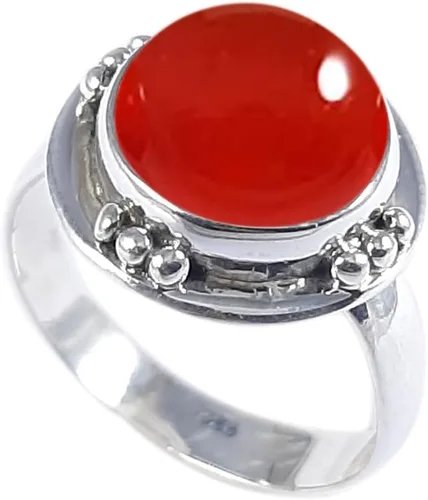 Miniatura 11 de Anillo de plata esterlina 925 para las mujeres joyas de piedras preciosas anillo joyería de moda para su venta Helloween (R-1369)