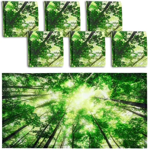 Miniatura 14 de Hortsun 6 piezas de cubiertas magnéticas de luz fluorescente, cubiertas magnéticas de luz de aula de 4 x 2 pies para sombra fluorescente
