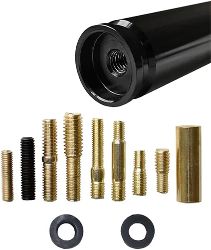 Miniatura 4 de 50 Cal Bullet Antena de repuesto Ford F150 F250 F350 Dodge Ram 1500 2500 Jeep Wrangler Toyota Tundra (negro)