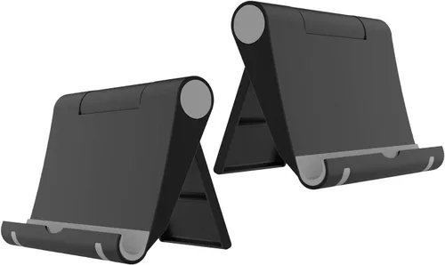 Miniatura 10 de VOVIGGOL Paquete de 4 soportes para teléfono celular para escritorio, soporte plegable para teléfono celular, soporte ajustable para tableta