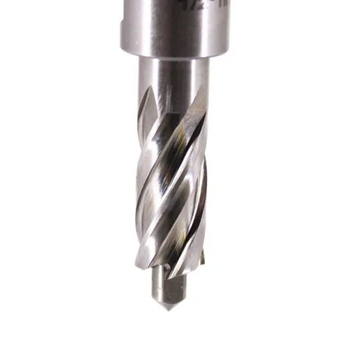 Miniatura 4 de HFS (R) Cortador anular con pasador piloto de acero de alta velocidad de 3 pulgadas para taladro magnético 1/2 pulgada de diámetro x 1 pulgada