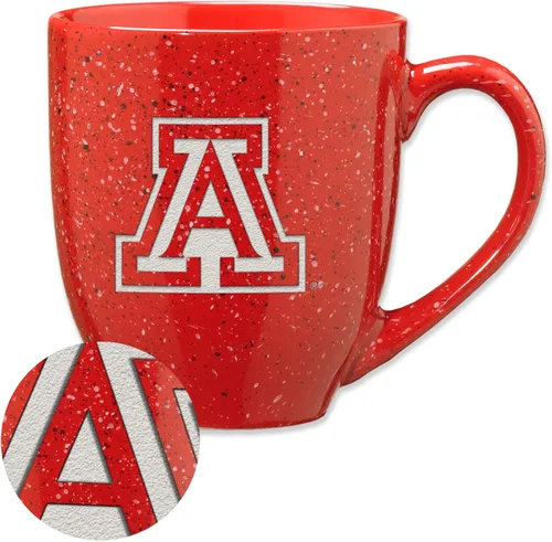 Miniatura 281 de Rico Industries NCAA Virginia Tech Hokies Maroon - Taza de café de cerámica grabada con láser, color del equipo, 16 onzas