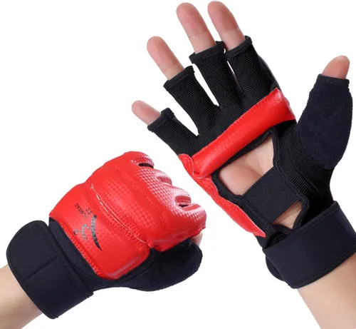 Miniatura 11 de Kickboxing Sparring Gloves TKD Gloves for Men Women Half Finger Boxing Gloves Fighting Gloves Boxing Gloves for Punching Bag Training Gloves for Men