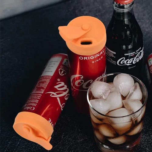 Miniatura 6 de Tapas delgadas de silicona para latas delgadas, protector para latas delgadas, botellas de cerveza, refrescos, bebidas energéticas