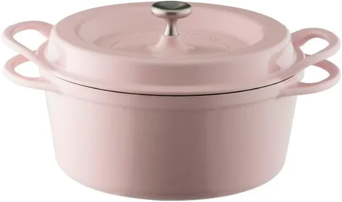 Miniatura 11 de Olla para Horno Holandés Vermicular Olla de Hierro Fundido Esmaltada No Tóxica 18 cm (1.8 Qt) Apto para Horno Compatible con Inducción