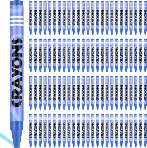 Miniatura 11 de Tenceur Juego de 100 crayones de un solo color a granel, regalos de fiesta, pasteles para adultos, profesores, pintura, aulas, grupos, fiestas, Rojo