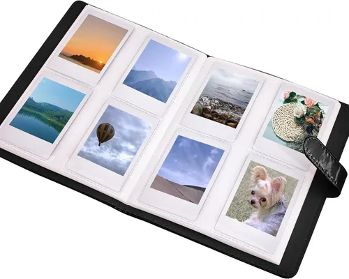 Miniatura 3 de Sunmns Kit de accesorios compatible con cámara instantánea Instax Mini 12, incluye funda para álbum, calcomanías para marcos de fotos, filtros
