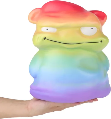 Miniatura 2 de Anboor Juguete gigante de monstruo arcoíris de 9.9 pulgadas, juguete Kawaii Gaint suave animal de levantamiento lento y perfumado, juguete