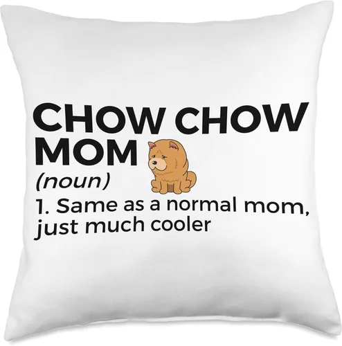 Miniatura 4 de Chow Chow Lover Apparel Definition Funny Chow Dog Mom Throw Pillow, 16x16, Multicolor