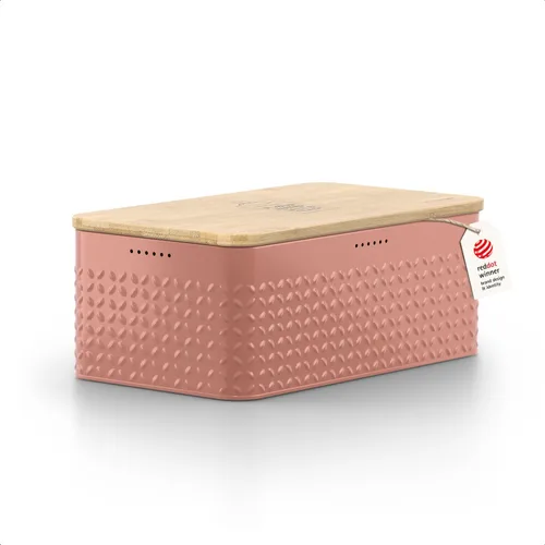 Miniatura 11 de LARS NYSØM Panera I Caja de pan de metal para una frescura duradera con almohadillas antideslizantes I Papelera para productos horneados con tapa