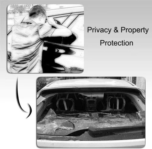 Miniatura 4 de Kaungka Cubierta protectora de carga compatible con GMC Acadia 2017-2023, resistente, color negro, protector retráctil para maletero trasero