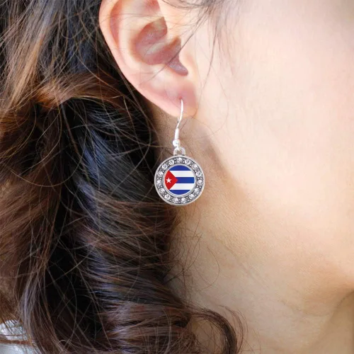 Miniatura 3 de Inspired Silver - Pendientes de gota de gancho francés de plata con circonita cúbica