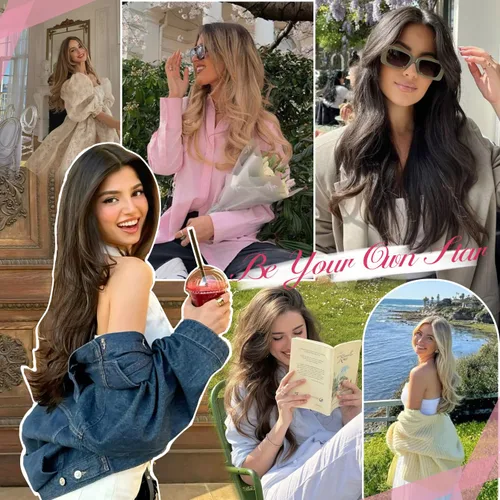 Miniatura 6 de Extensiones de cabello con clip en forma de U, 1 unidad, extensiones de cabello negro de 20 pulgadas, extensiones de cabello de fibra sintética