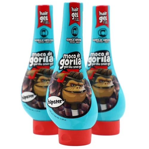 Miniatura 4 de Moco de Gorila Rockero Gel para el cabello, gel explosivo para peinar el cabello para una sujeción extrema de larga duración, Gorilla Snot Gel es