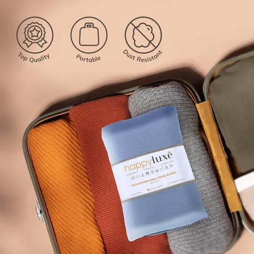 Miniatura 6 de Happyluxe Chales para mujer, UPF 50+, esenciales de viaje, 68 x 35 pulgadas, fabricados en los Estados Unidos
