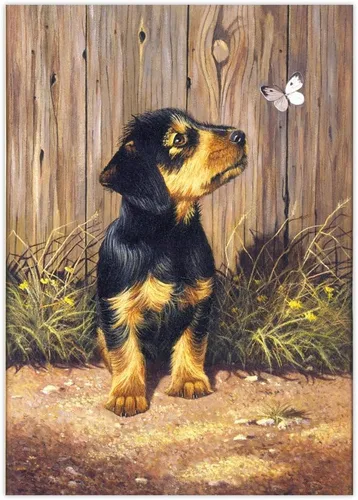 Miniatura 2 de Royal & Langnickel Pintura por números Junior Pequeño Kit de actividades artísticas, cachorro salchicha (PJS51)