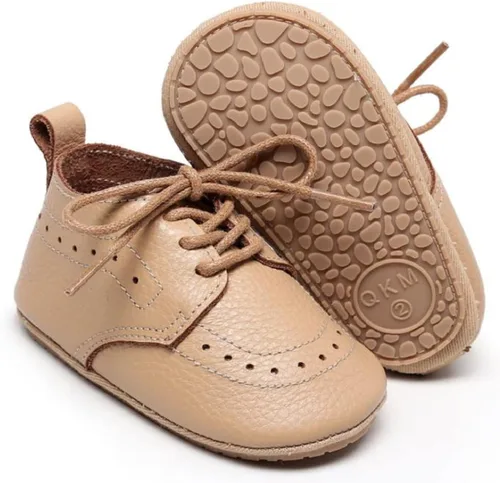 Mocasines de cuero para bebés, niños y niñas, cómodos zapatos de vestir Oxford, zapatos de boda, zapatos para primeros pasadores, zapatos de cuna