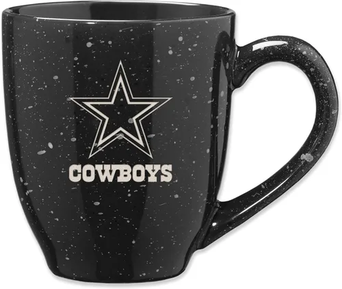 Miniatura 32 de Rico Industries - Taza de café de cerámica con grabado láser de color del equipo de fútbol de la NFL, 16 oz