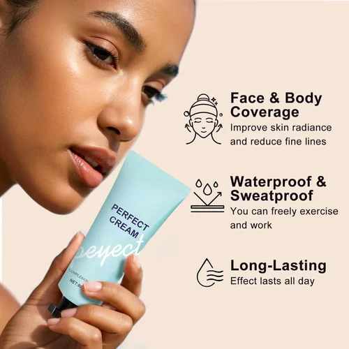 Miniatura 3 de Supreme CC - Crema corrector impermeable, perfeccionador de tez en crema, corrector hidratante de cobertura completa, base de crema CC de larga