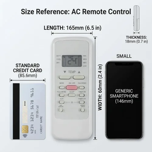 Miniatura 6 de RG51G (1)/CEFU1 apto para Element Danby Midea Aire acondicionado remoto C/F