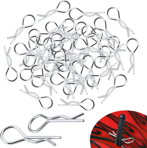 100 clips universales para cuerpo a control remoto para todas las piezas de repuesto de carrocería a escala 1/8 1/10 1/12 Redcat HPI Himoto HSP