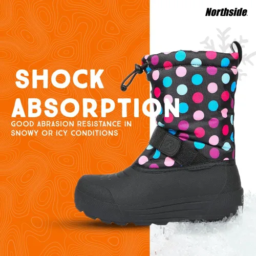 Miniatura 5 de Northside - Botas de nieve con aislamiento para niños pequeños y niños grandes