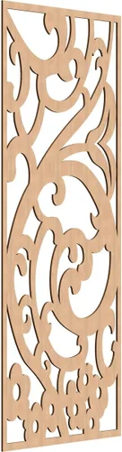 Miniatura 181 de Bridgewater - Paneles de pared decorativos de madera con calado, 9 3/8 pulgadas de ancho x 24 3/8 pulgadas de alto x 1/4 de alto, nogal
