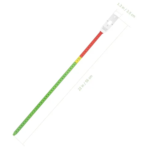 Miniatura 2 de Cinta métrica de cabeza de 22.0 in de circunferencia de la cabeza, herramienta de medidor de cinta métrica para bebés pediatría y brazo colorido