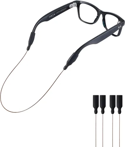 Miniatura 14 de Correa para gafas para RayBan Meta Smart Glasses, patillas anchas - correa para gafas para hombres, mujeres y niños, sujetadores de gafas alrededor