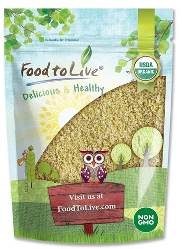 Miniatura 7 de Trigo Bulgur orgánico, 1 libra – Grano entero sin OMG, granos cocidos, bayas kosher Borghul, semillas a granel, grueso, alto en fibra dietética
