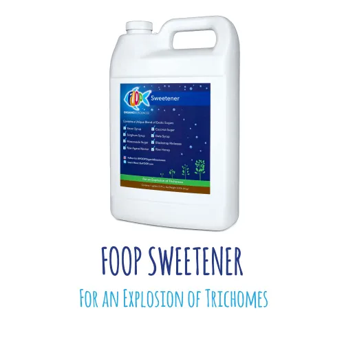 Miniatura 2 de FOOP Edulcorante: potenciador orgánico de terpenos para plantas Crea una explosión de tricomas Contiene 8 azúcares orgánicos Funciona