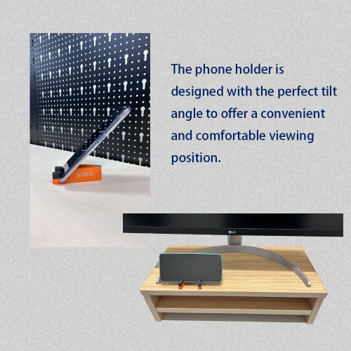 Miniatura 5 de JZD Soporte plegable para teléfono celular, totalmente ajustable, plegable, soporte para teléfono de escritorio, soporte de cuna, accesorios